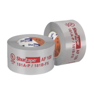 Cinta De Papel De Aluminio Estampada AF 100 Listada UL 181 A-P/B-FX