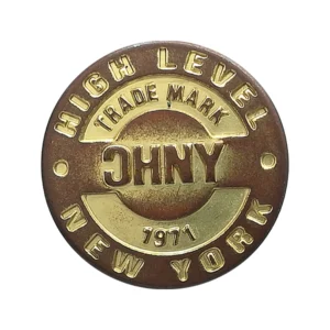 Botón Jeans 19mm Acero Gold Brass N5 Cheyen Alt/Baj Relieve Dtia128518