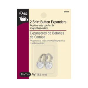 Expansores De Botones De Camisa De 3/8", 2 Piezas