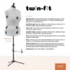 Twin-Fit Adjustable Dress Form Large - Imagen 9