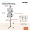Twin-Fit Adjustable Dress Form Large - Imagen 7