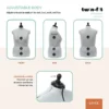 Twin-Fit Adjustable Dress Form Large - Imagen 6