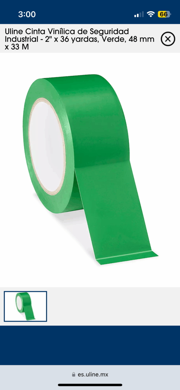 CINTA EMPAQUE BOPP VERDE
